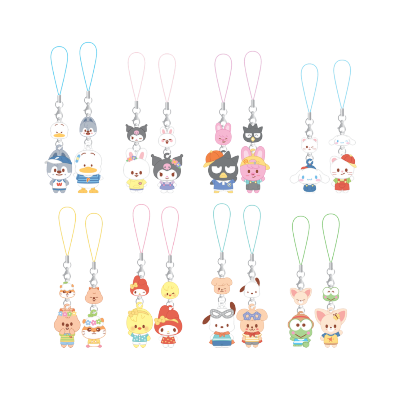 MINI FIGURE COUPLE KEYRING - SKZOO X SANRIO CHARACTERS