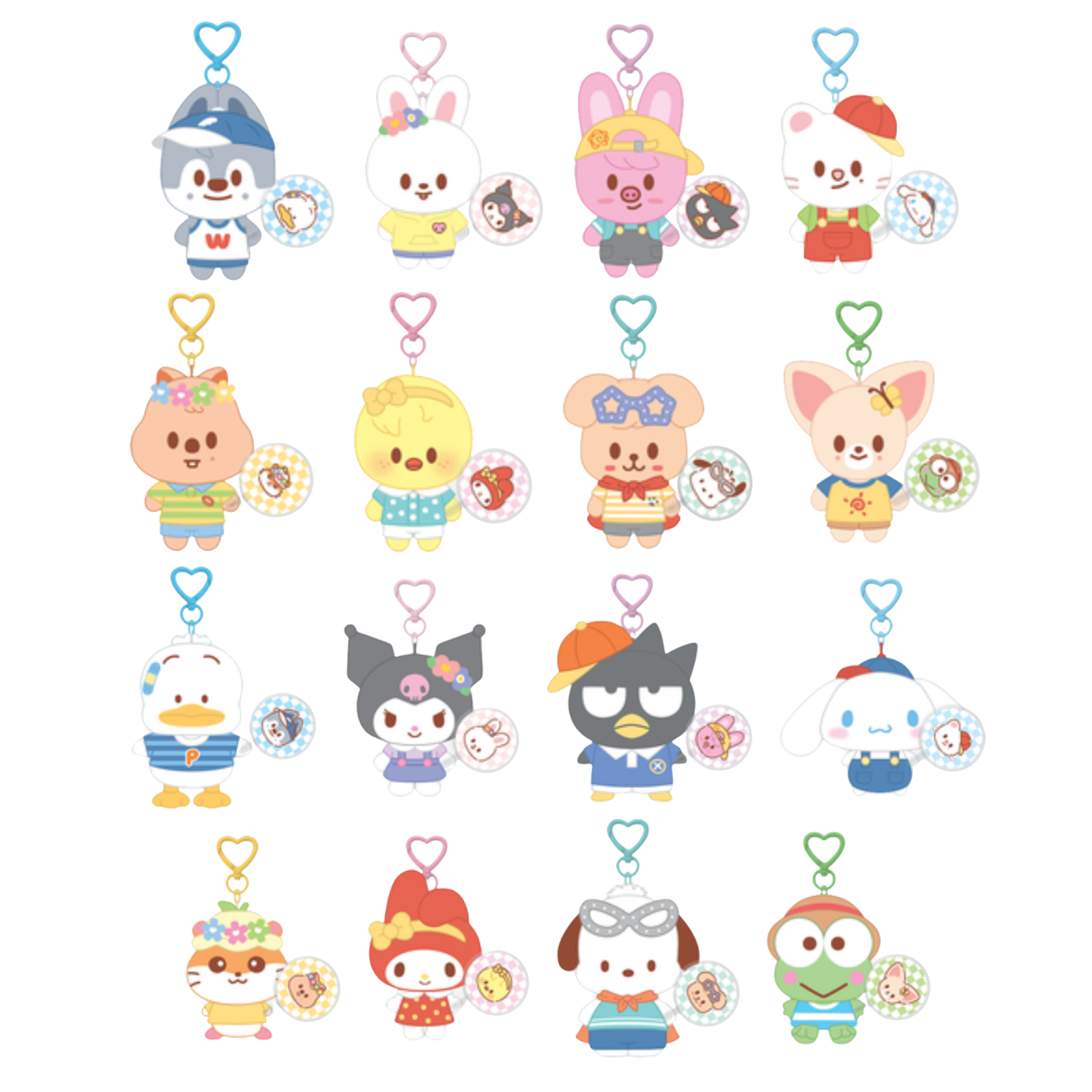10CM PLUSH MINI PICKET VER - SKZOO X SANRIO CHARACTERS