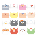 CARD WALLET CROSS BAG - SKZOO X SANRIO CHARACTERS