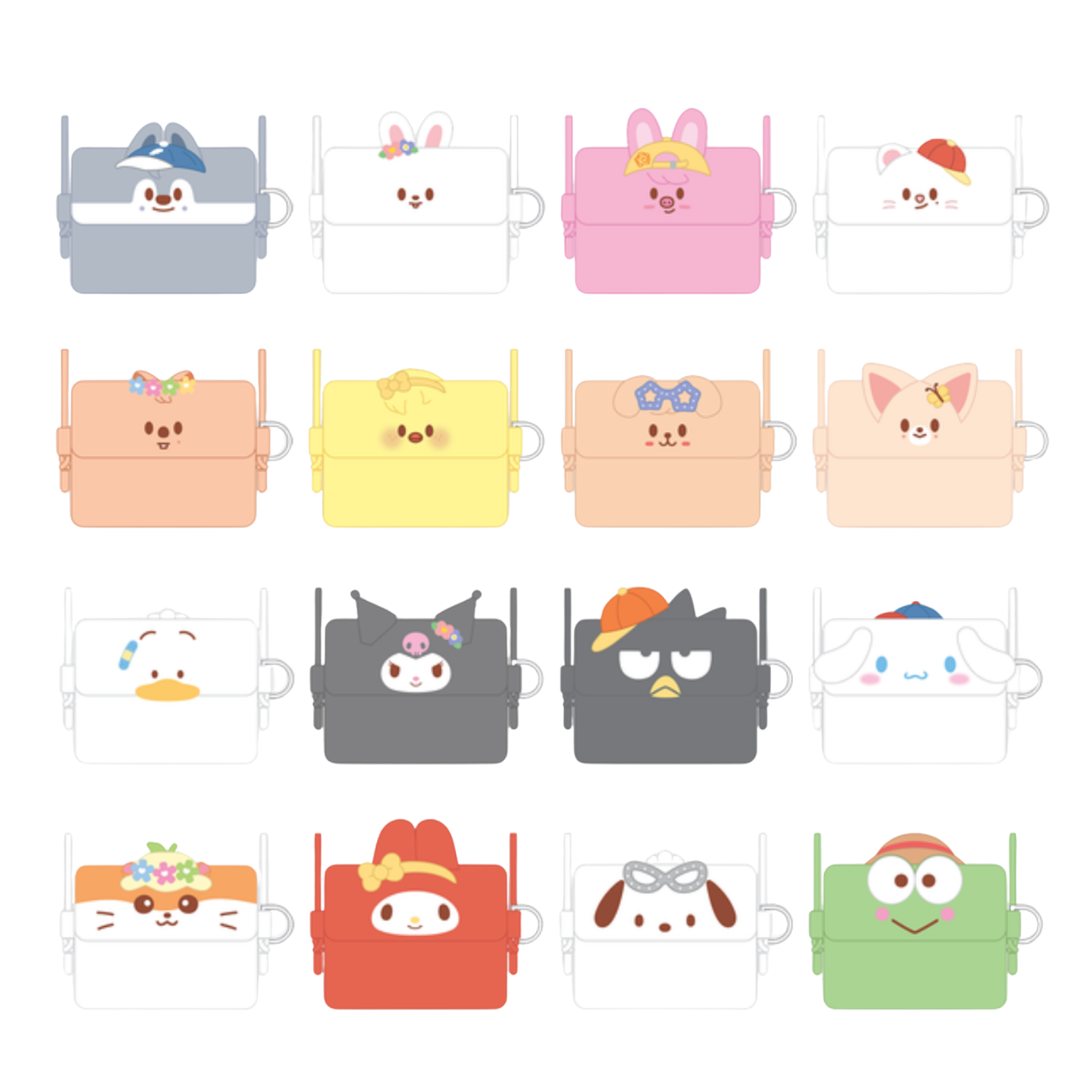 CARD WALLET CROSS BAG - SKZOO X SANRIO CHARACTERS