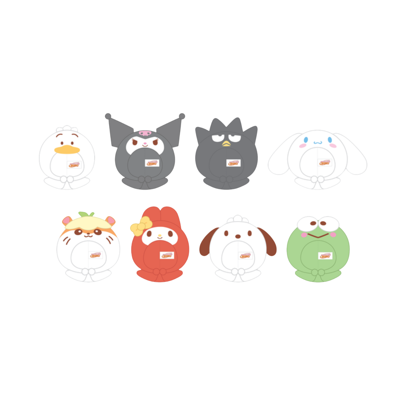 10CM SKZOO PLUSH OUTFIT - SKZOO X SANRIO CHARACTERS