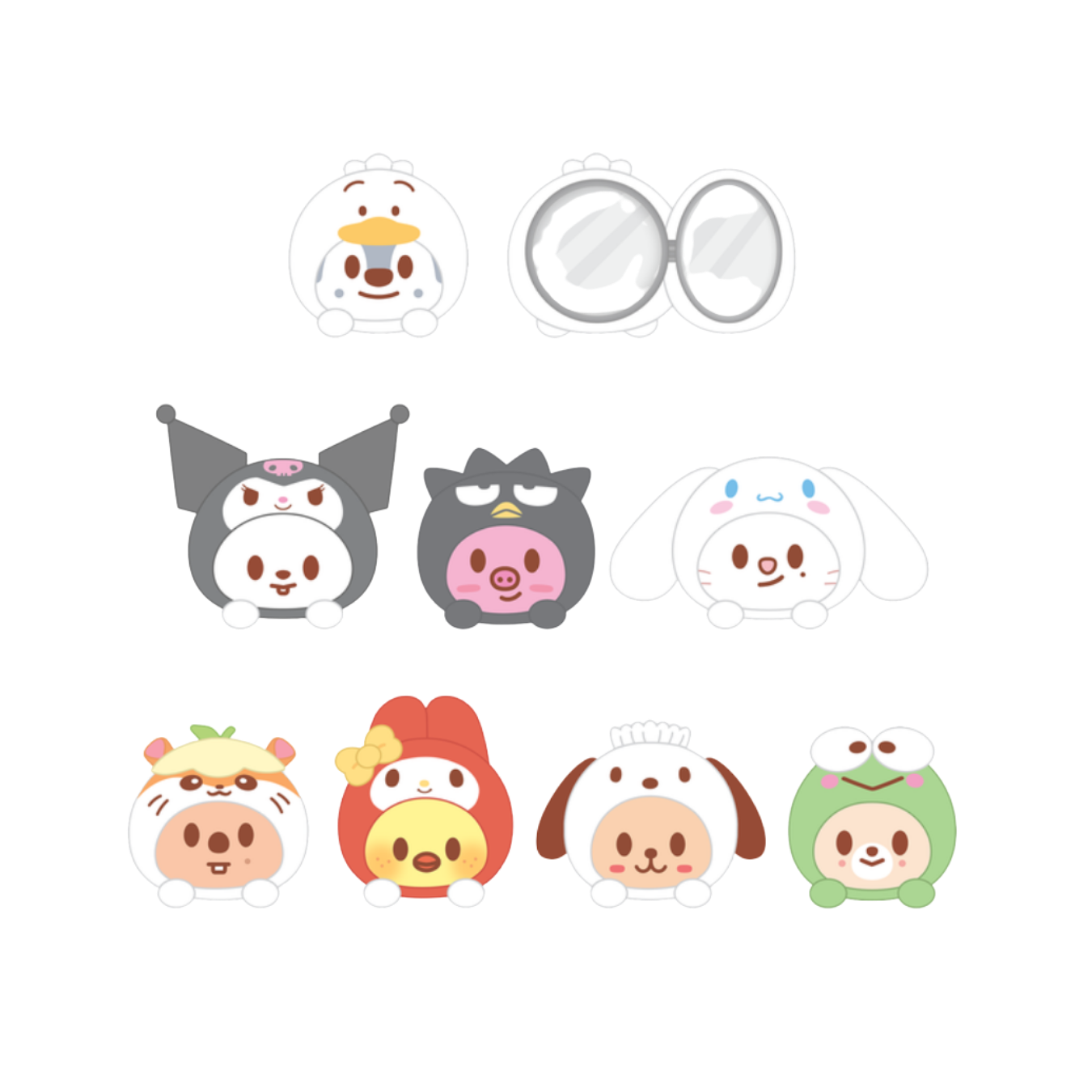 PLUSH MIRROR - SKZOO X SANRIO CHARACTERS
