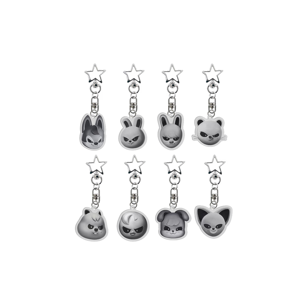 EVIL SKZOO ACRYLIC KEYRING - SKZOO EVERYWHERE ALL AROUND THE WORLD