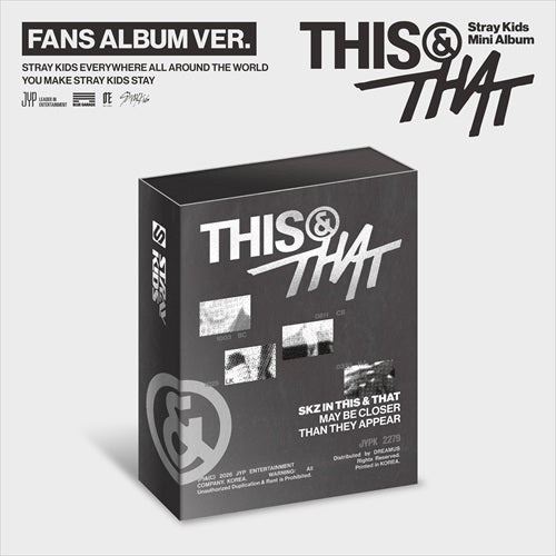 "THIS & THAT" STRAY KIDS (FANS ver.) + POB Music Korea